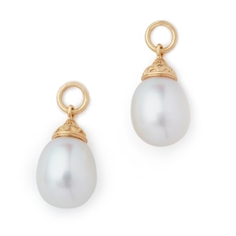 K10 Pearl Pierced Earrings Charm 10201117001